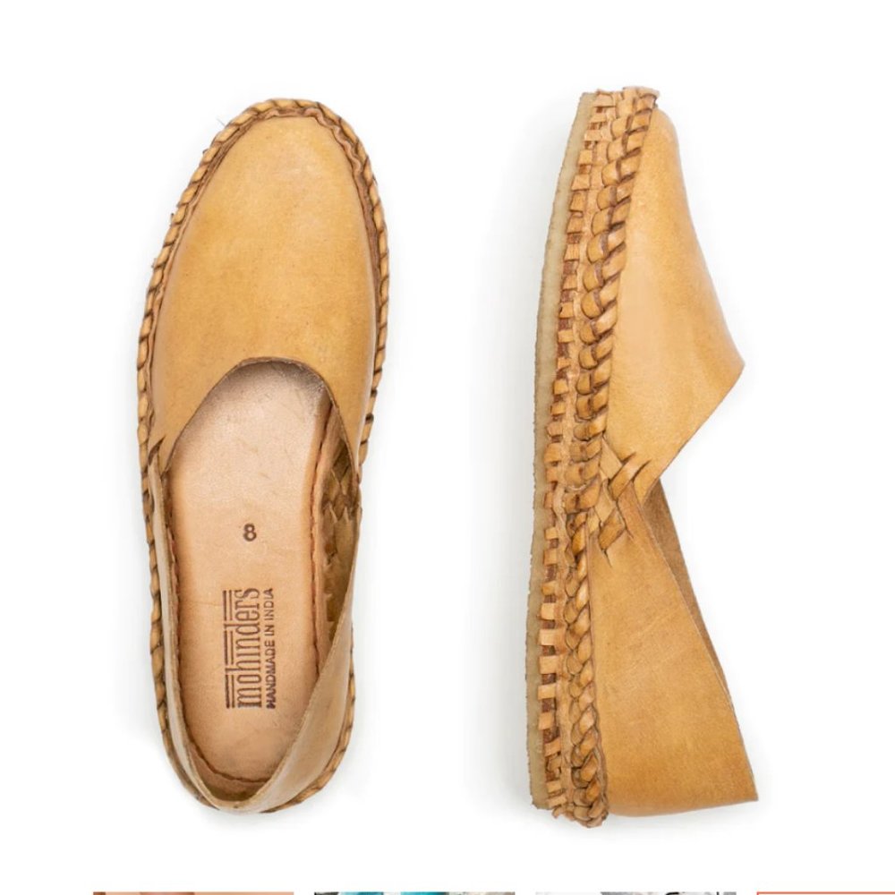 Mohinders Leather Flat